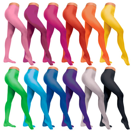 Funny Fashion Licht blauwe disco panty kinderen