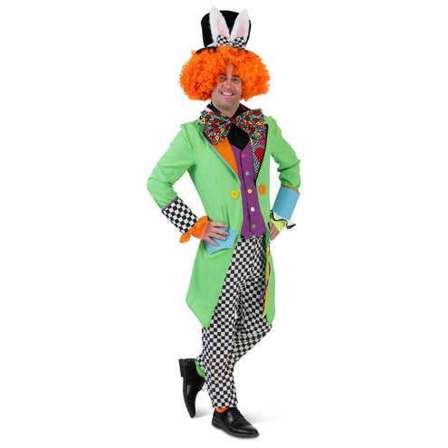 Funny Fashion Mad Hatter slipjas kleurrijk