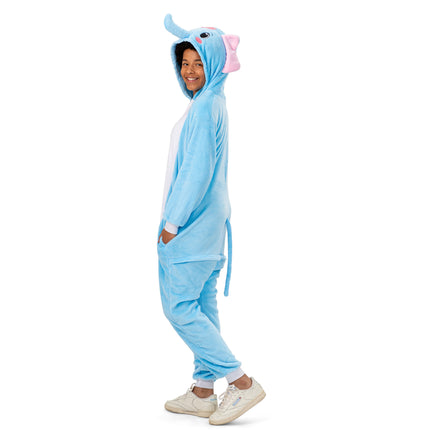Funny Fashion Olifant pak onesie volwassenen Elliot