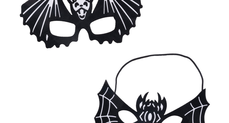 Funny Fashion Oogmasker vleermuis of spin