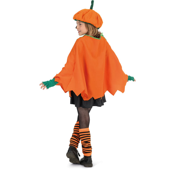 Funny Fashion Pompoen cape voor kinderen