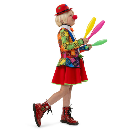 Funny Fashion Regenboog jurk kind clown Rihanna