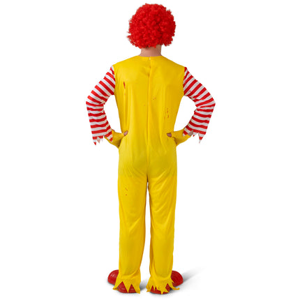 Funny Fashion Ronald clown geel Donaldo heren