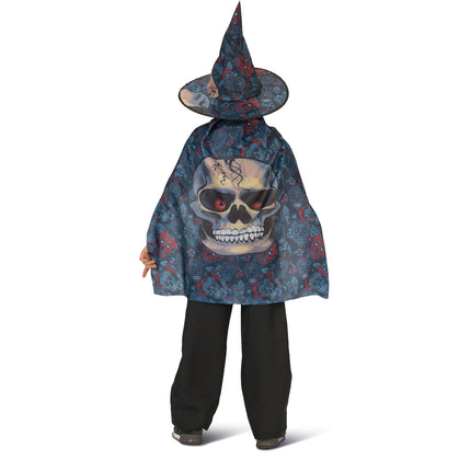 Funny Fashion Schedel cape kinderen