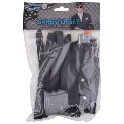 Funny Fashion Schoulderholster met pistool politie