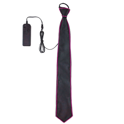 Funny Fashion Stropdas met licht roze