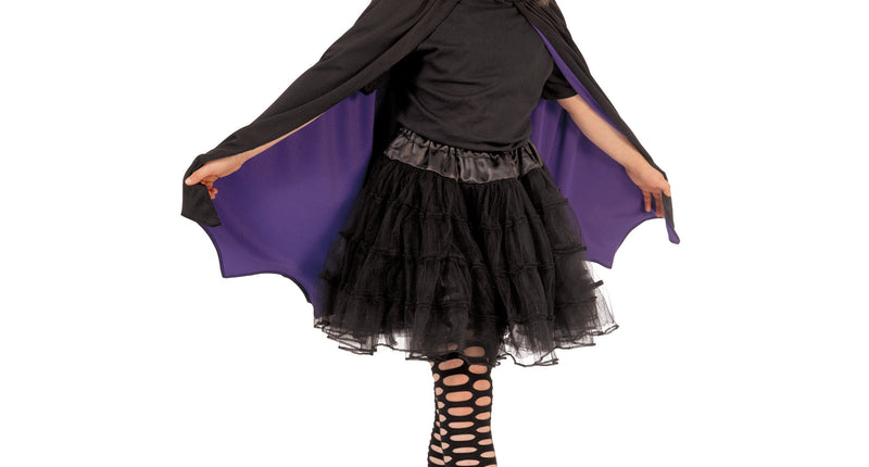 Funny Fashion Vleermuis cape kinderen