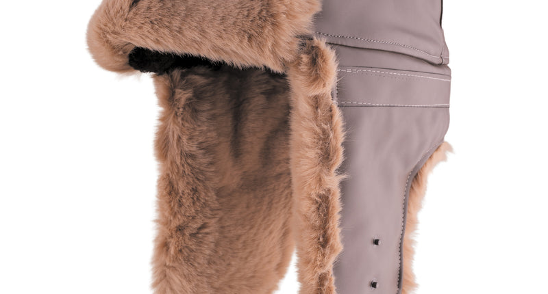 Funny Fashion Vliegenier muts met nep bont