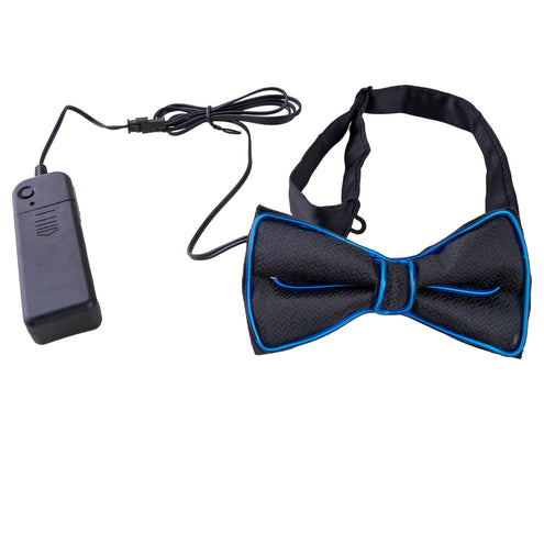 Funny Fashion Vlinderdas met licht blauw