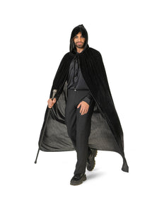Funny Fashion Zwarte cape velours
