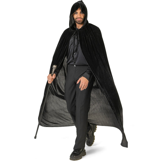 Funny Fashion Zwarte cape velours