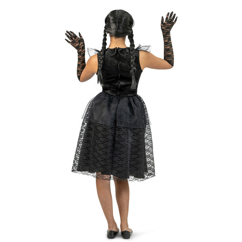 Funny Fashion Zwarte halloween jurk heks Bella