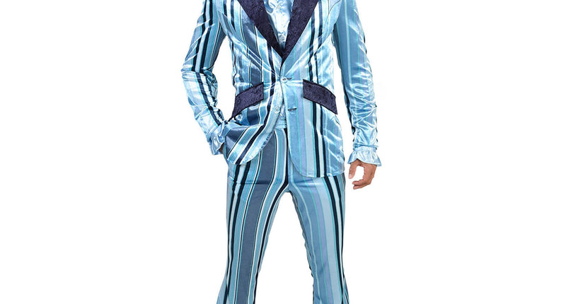 Magic by Freddy's 70's pak  strepen blauw