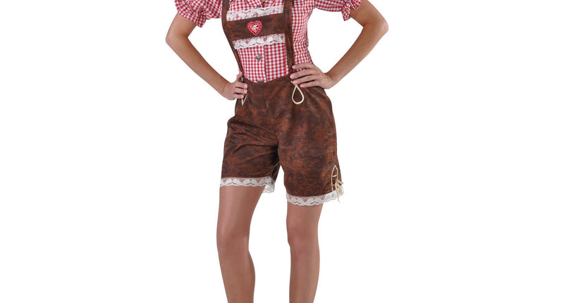 Magic by Freddy's Bruine lederhosen voor dames