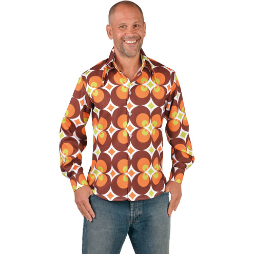 Magic by Freddy's Jaren 60 overhemd cirkels heren