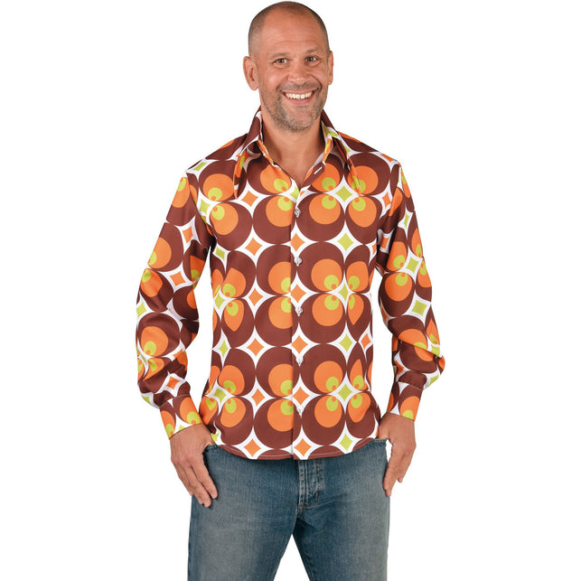 Magic by Freddy's Jaren 60 overhemd cirkels heren