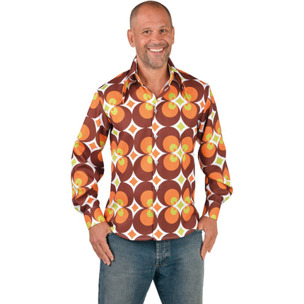 Magic by Freddy's Jaren 60 overhemd cirkels heren