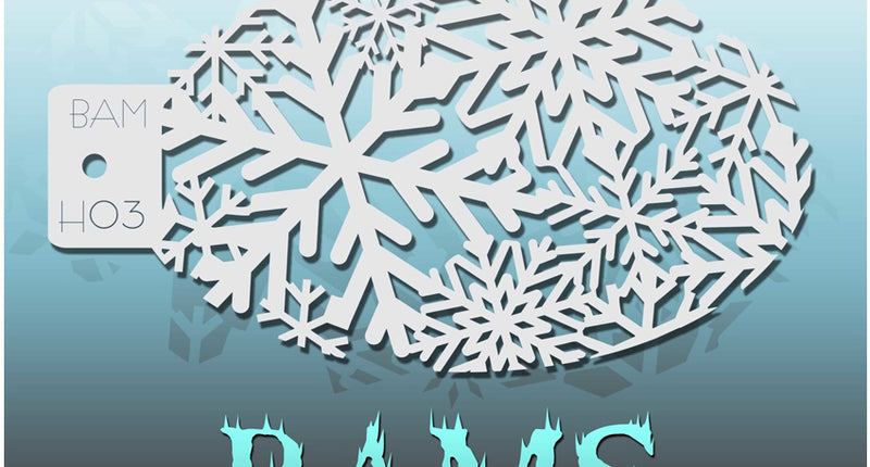 PartyXplosion Bad Ass BAM Schmink sjabloon H03