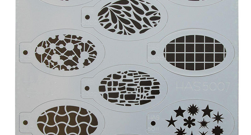 PartyXplosion Bad Ass Half Ass Schmink sjabloon Patroon