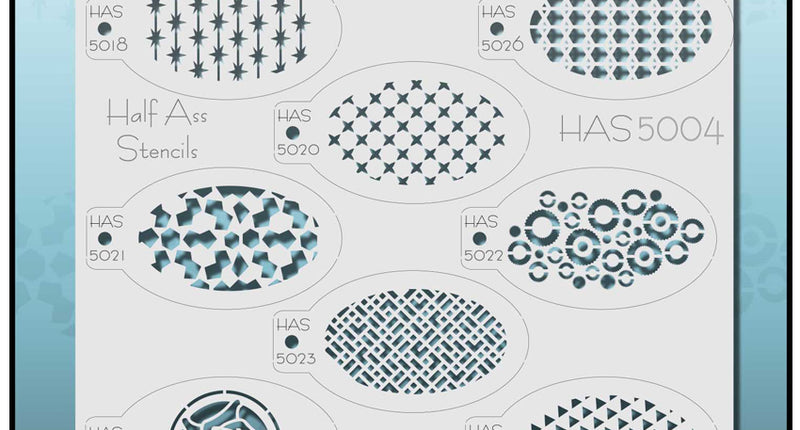 PartyXplosion Bad Ass HALF ASS stencil mechanisch