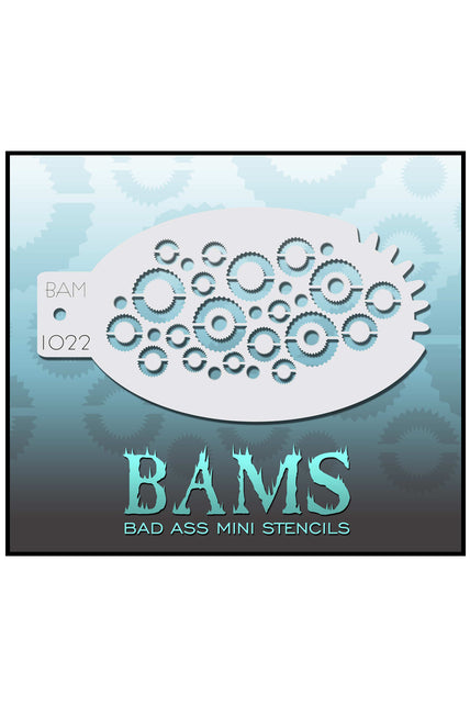 PartyXplosion Bad Ass Mini Schmink sjabloon 1022