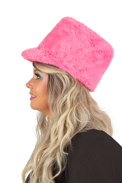 PartyXplosion Fanfarehoed pluche roze
