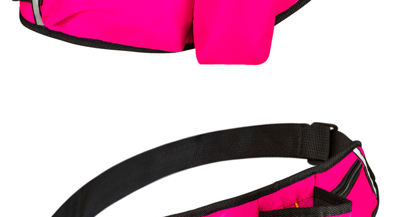 PartyXplosion Heuptas roze met flessenhouder