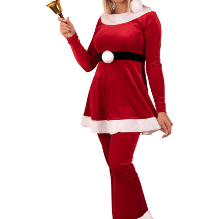 PartyXplosion Kerst dame lang luxe