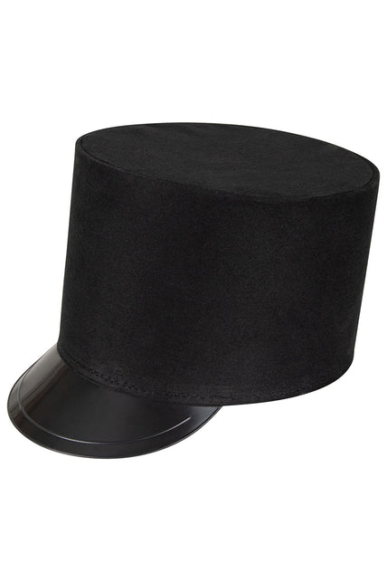 PartyXplosion Kolbak fanfare hoed zwart