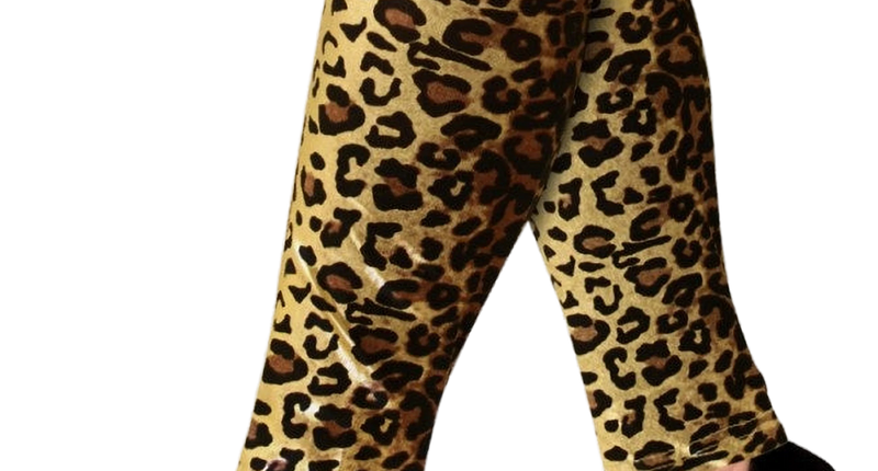 PartyXplosion Legging metallic panter