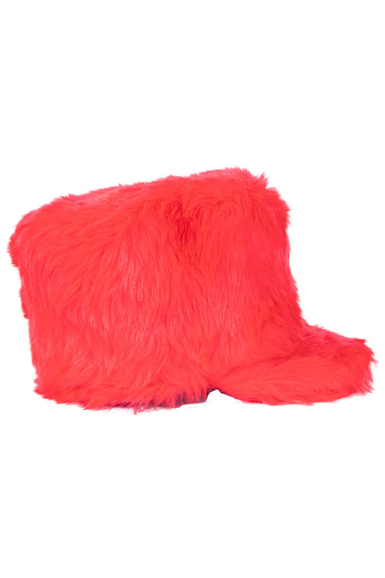 PartyXplosion Pluche fanfare hoed harmonie rood 15 cm