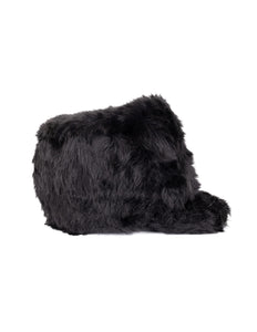 PartyXplosion Pluche fanfare hoed harmonie zwart 15 cm