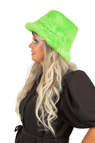 PartyXplosion Pluche vissershoed groen