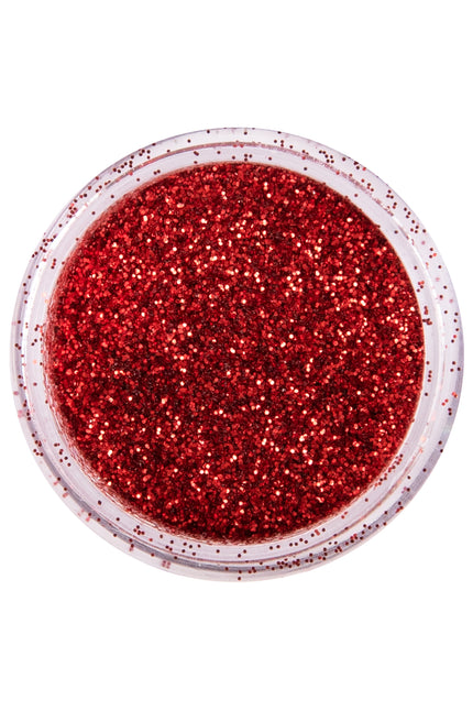 PXP Professional Colours PXP biologisch afbreekbaar poeder glitter Laser Rood 2,5 gram