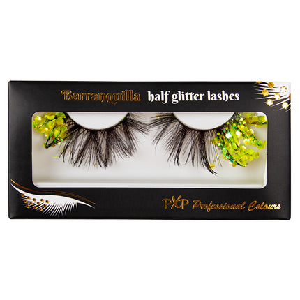 PXP Professional Colours PXP fluorescerende glitter wimpers Groen
