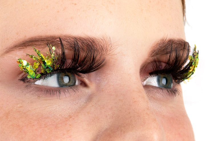 PXP Professional Colours PXP fluorescerende glitter wimpers Groen