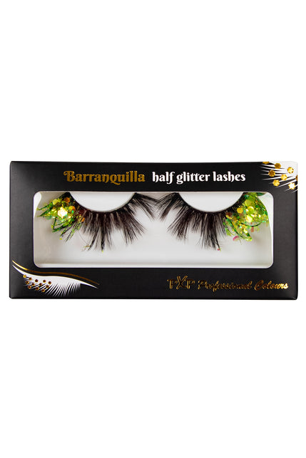 PXP Professional Colours PXP fluorescerende glitter wimpers Limoen