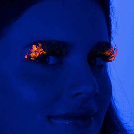 PXP Professional Colours PXP fluorescerende glitter wimpers Oranje