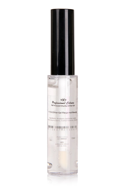PXP Professional Colours PXP glitter fix gel flesje met kwastje