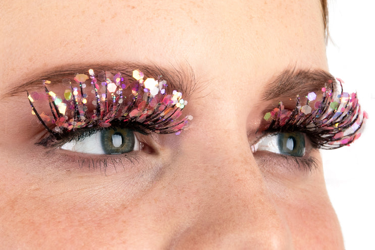 PXP Professional Colours PXP lichtgevende glitter wimpers abrikoos