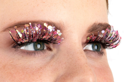 PXP Professional Colours PXP lichtgevende glitter wimpers abrikoos