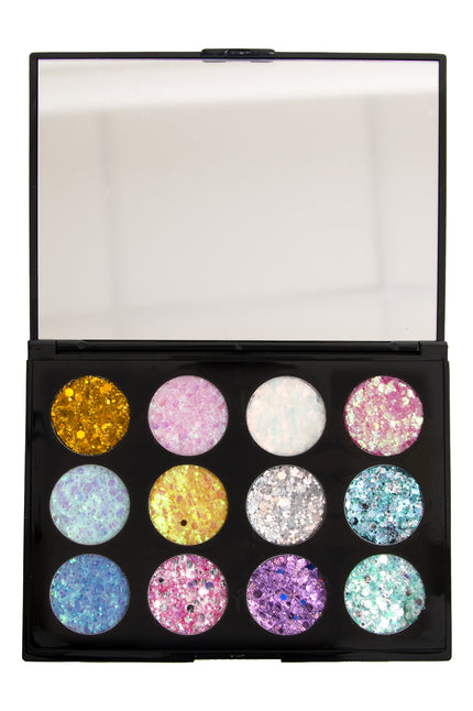 PXP Professional Colours PXP Palette L'Hiver glitter creme 12 kleuren