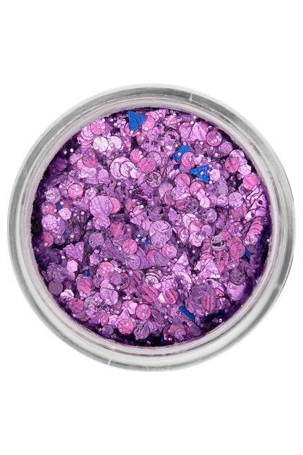 PXP Professional Colours PXP Pressed chunky glitter creme lavendel paars 10 ml