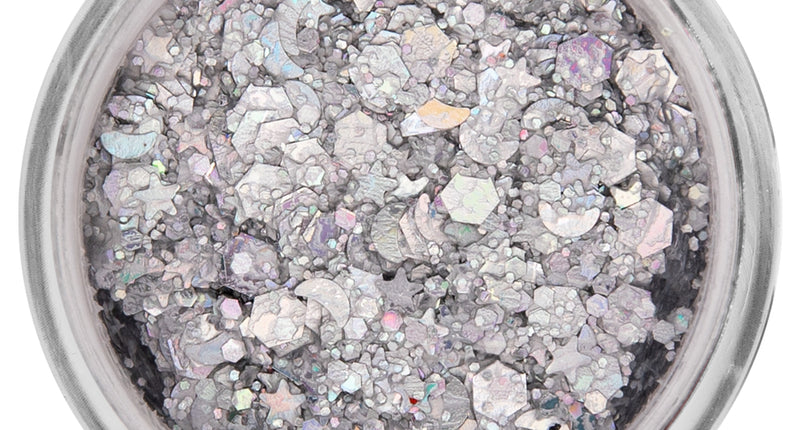 PXP Professional Colours PXP Pressed chunky glitter creme lucky silver 10 ml