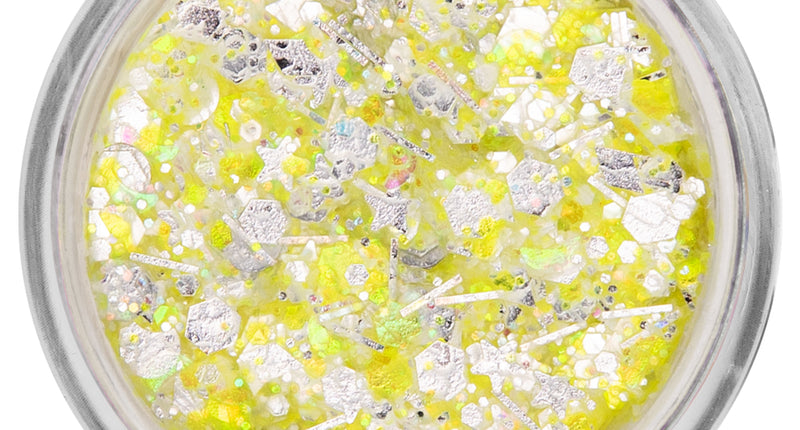 PXP Professional Colours PXP Pressed chunky glitter creme neongeel snoepje 10 ml