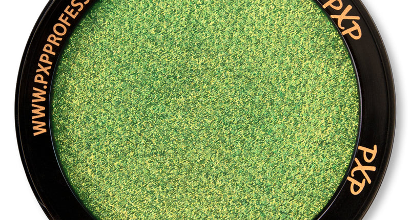 PXP schmink Pearl golden Leprechaun, groen parelmoer waterschmink in potje van 10 gram