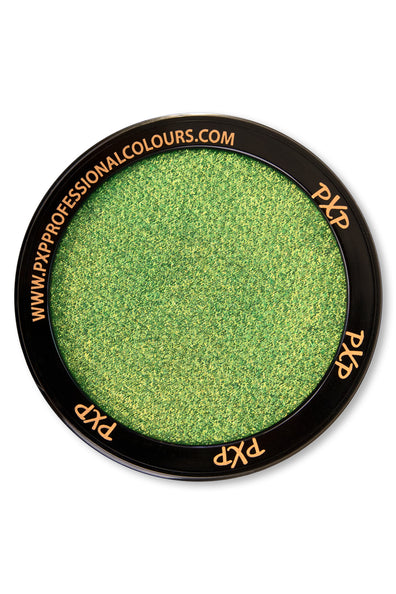 PXP schmink Pearl golden Leprechaun, groen parelmoer waterschmink in potje van 10 gram