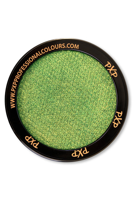 PXP schmink Pearl golden Leprechaun, groen parelmoer waterschmink in potje van 10 gram