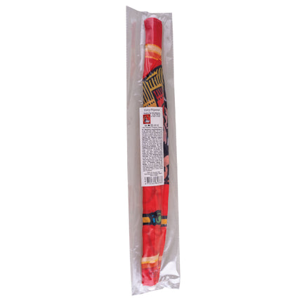 Sinterklaasvlag opgerold in verpakking met houten stokje en koord, formaat 40 x 60 cm