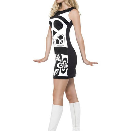 Smiffys Hippie jurk Claudia Medium